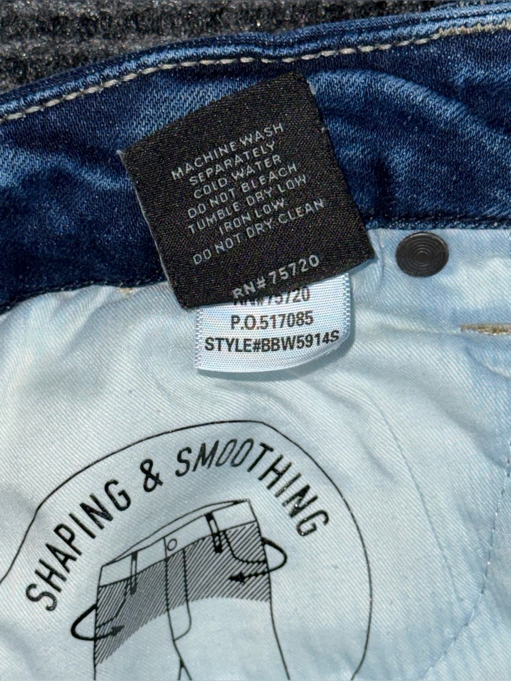 Buckle Black Fit No 53 Bootcut Stretch Jeans Sz 29 x 29 SHORT BBW5914S Whisker - Picture 10 of 10
